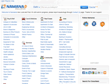 Tablet Screenshot of classifieds.namanas.com