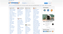 Desktop Screenshot of bangalore.namanas.com